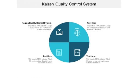 Kaizen Quality Control System Ppt PowerPoint Presentation Gallery Guide Cpb