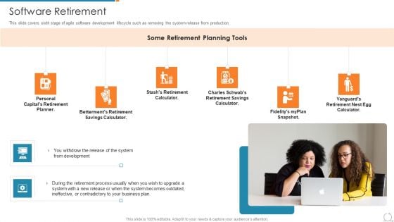 Kanban And Lean Management Software Retirement Portrait PDF