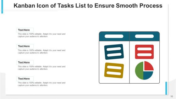 Kanban Process Icon Quality Services Ppt PowerPoint Presentation Complete Deck With Slides