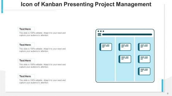 Kanban Process Icon Quality Services Ppt PowerPoint Presentation Complete Deck With Slides