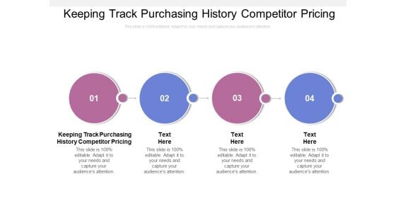 Keeping Track Purchasing History Competitor Pricing Ppt PowerPoint Presentation Show Introduction Cpb