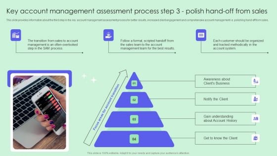 Key Account Management Assessment Process Step 3 Polish Hand Off From Sales Topics PDF