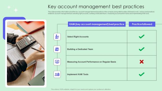 Key Account Management Best Practices Background PDF