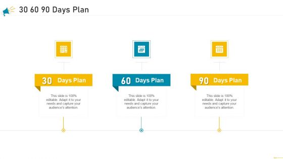 Key Account Marketing Approach 30 60 90 Days Plan Infographics PDF