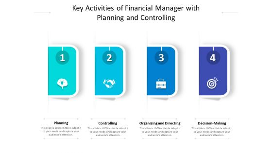 Key Activities Of Financial Manager With Planning And Controlling Ppt PowerPoint Presentation Summary Portfolio