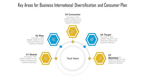 Key Areas For Business International Diversification And Consumer Plan Ppt PowerPoint Presentation File Pictures PDF