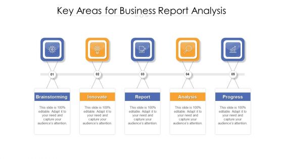 Key Areas For Business Report Analysis Ppt PowerPoint Presentation Gallery Images PDF