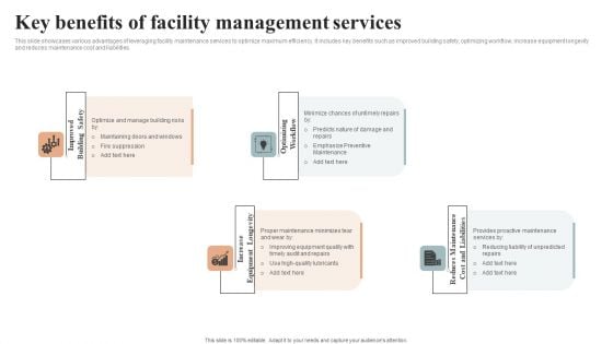 Key Benefits Of Facility Management Services Themes PDF