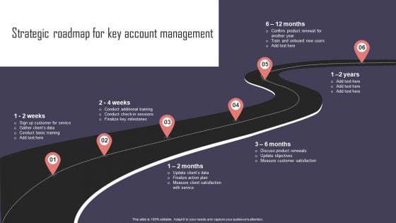 Key Business Account Management And Planning Techniques Strategic Roadmap For Key Account Management Download PDF