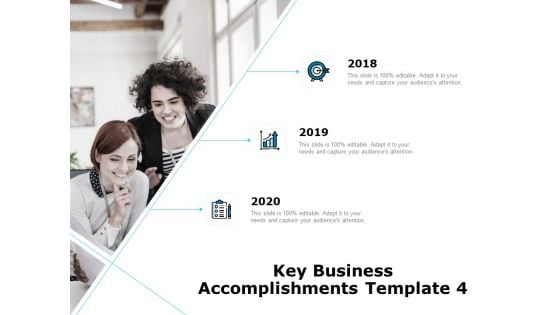 Key Business Achievements Key Business Accomplishments 2018 To 2020 Ppt Professional Model PDF