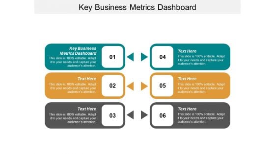 Key Business Metrics Dashboard Ppt PowerPoint Presentation Outline Model Cpb