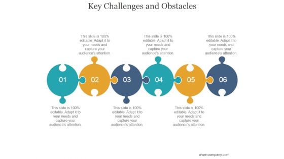 Key Challenges And Obstacles Ppt PowerPoint Presentation Slide