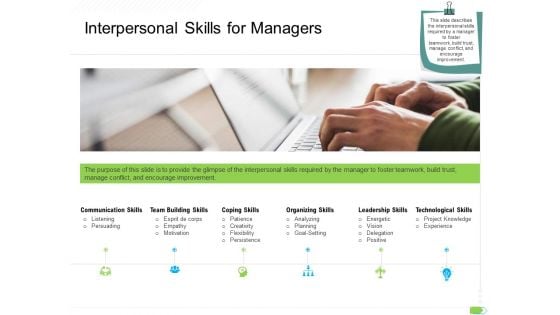 Key Competencies For Organization Authorities Interpersonal Skills For Managers Summary PDF