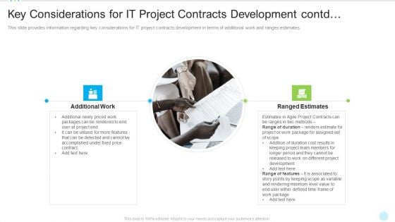 Key Considerations For IT Project Contracts Development Contd Structure PDF