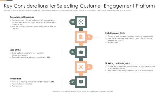 Key Considerations For Selecting Customer Engagement Platform Download PDF