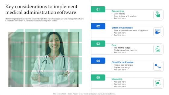 Key Considerations To Implement Medical Administration Software Download PDF