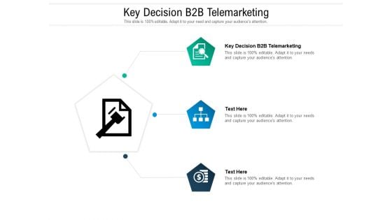 Key Decision B2B Telemarketing Ppt PowerPoint Presentation Pictures Cpb Pdf