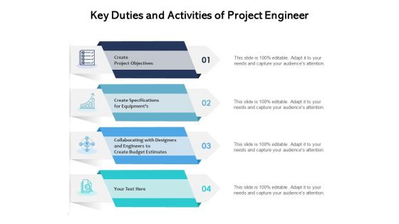 Key Duties And Activities Of Project Engineer Ppt PowerPoint Presentation Pictures Format PDF