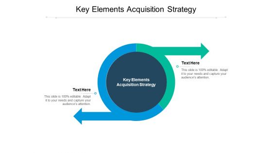 Key Elements Acquisition Strategy Ppt PowerPoint Presentation Model Infographics Cpb Pdf