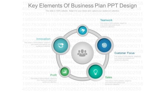Key Elements Of Business Plan Ppt Design