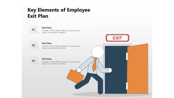 Key Elements Of Employee Exit Plan Ppt PowerPoint Presentation File Slide Portrait PDF