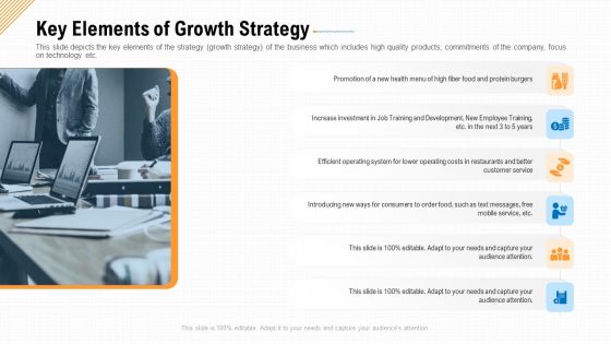 Key Elements Of Growth Strategy Ppt Show Influencers PDF