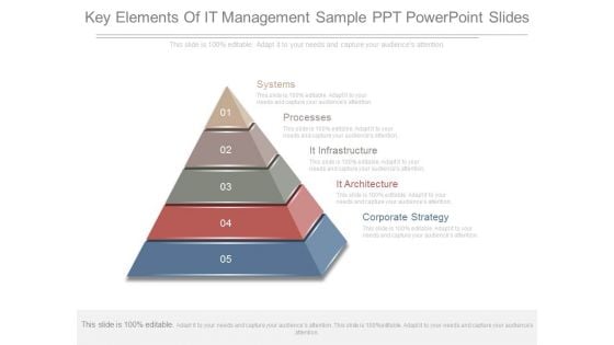 Key Elements Of It Management Sample Ppt Powerpoint Slides