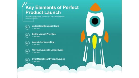 Key Elements Of Perfect Product Launch Ppt PowerPoint Presentation Slides Visuals PDF