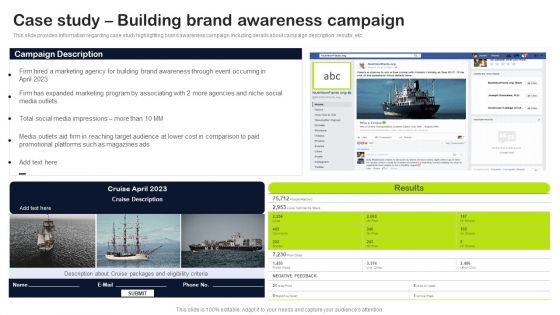 Key Elements Of Strategic Brand Administration Case Study Building Brand Awareness Campaign Elements PDF