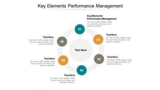 Key Elements Performance Management Ppt PowerPoint Presentation Infographic Template Graphics Pictures Cpb