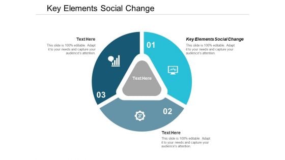 Key Elements Social Change Ppt PowerPoint Presentation Pictures Designs Cpb