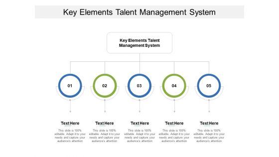 Key Elements Talent Management System Ppt PowerPoint Presentation Professional Backgrounds Cpb