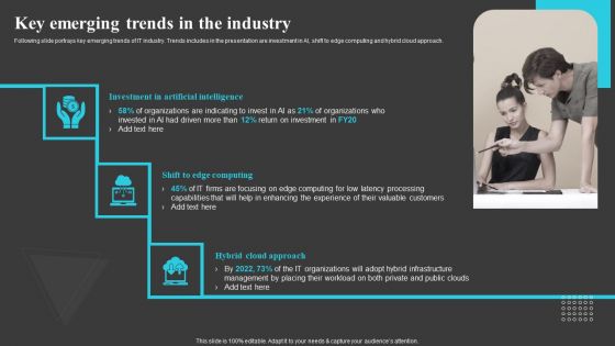 Key Emerging Trends In The Industry Creating And Offering Multiple Product Ranges In New Business Territories Diagrams PDF