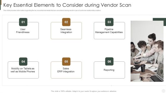 Key Essential Elements To Consider During Vendor Scan Strategies To Improve Customer Clipart PDF Key Essential Elements To Consider During Vendor Scan Strategies To Improve Customer Clipart PDF