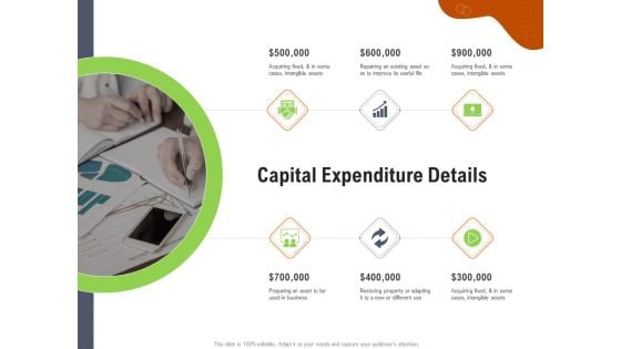 Key Features For Effective Business Management Capital Expenditure Details Ppt Summary Format PDF