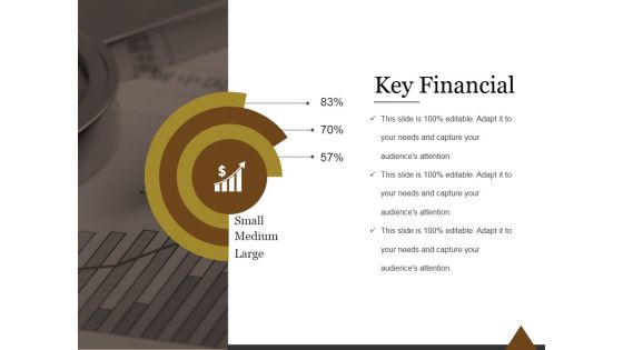 Key Financial Ppt PowerPoint Presentation Backgrounds