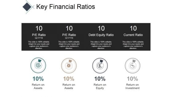 Key Financial Ratios Ppt PowerPoint Presentation Summary Inspiration