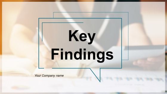 Key Findings Ppt PowerPoint Presentation Complete Deck With Slides Key Findings Ppt PowerPoint Presentation Complete Deck With Slides