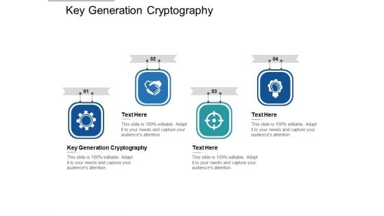 Key Generation Cryptography Ppt PowerPoint Presentation Portfolio Smartart Cpb