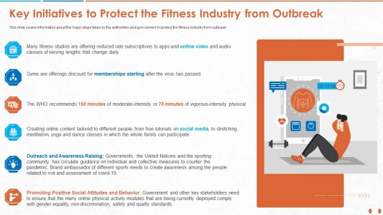 Key Initiatives To Protect The Fitness Industry From Outbreak Brochure PDF