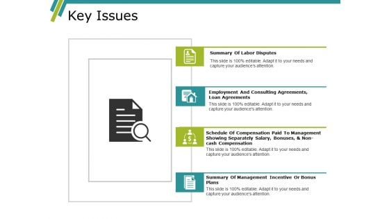 Key Issues Ppt PowerPoint Presentation Infographic Template Example File