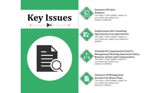 Key Issues Ppt PowerPoint Presentation Layouts Introduction