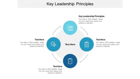 Key Leadership Principles Ppt PowerPoint Presentation Show Graphic Tips Cpb