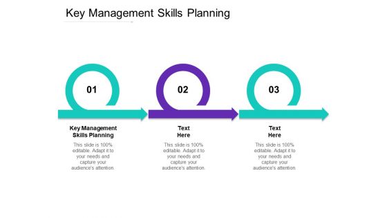 Key Management Skills Planning Ppt PowerPoint Presentation Outline Slideshow Cpb