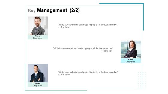 Key Management Team Ppt PowerPoint Presentation File Graphics Design