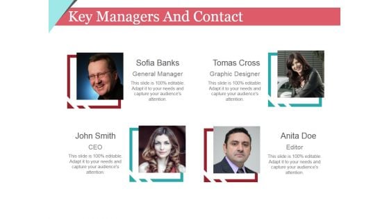 Key Managers And Contact Template 1 Ppt PowerPoint Presentation Inspiration Show