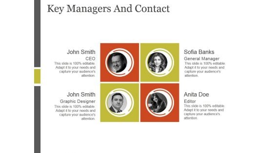 Key Managers And Contact Template 2 Ppt PowerPoint Presentation Deck