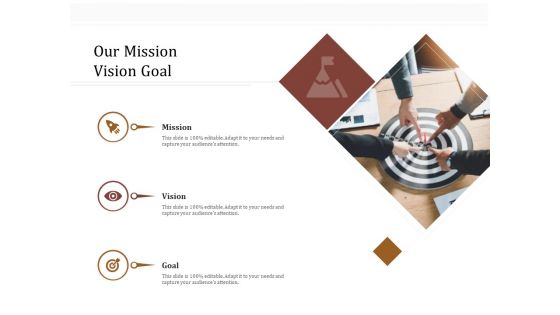 Key Metrics Hotel Administration Management Our Mission Vision Goal Demonstration PDF