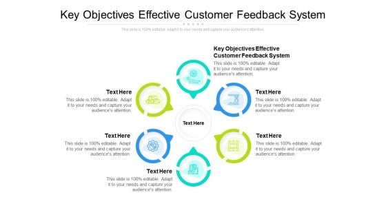 Key Objectives Effective Customer Feedback System Ppt PowerPoint Presentation Infographics Visuals Cpb