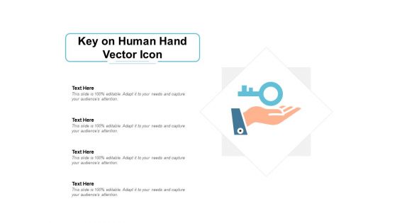 Key On Human Hand Vector Icon Ppt PowerPoint Presentation Visual Aids Outline